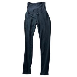 NWT A Pea in The Pod Secret Fit Black Leggings Size Small Maternity Over Belly